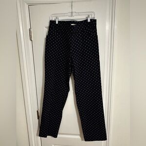 Women’s Navy Patterned Pants